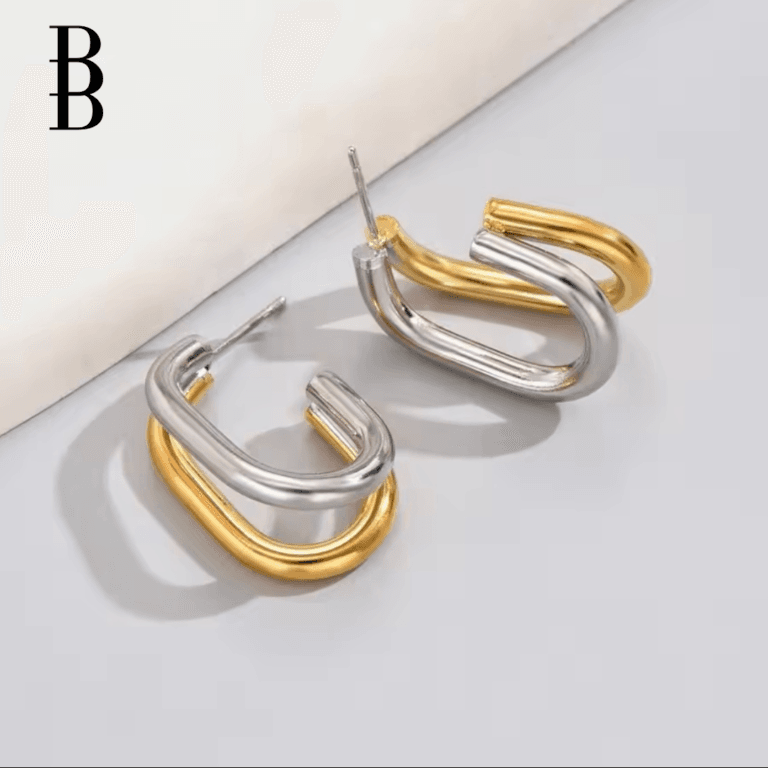 Aretes Contrast d'Or B&B